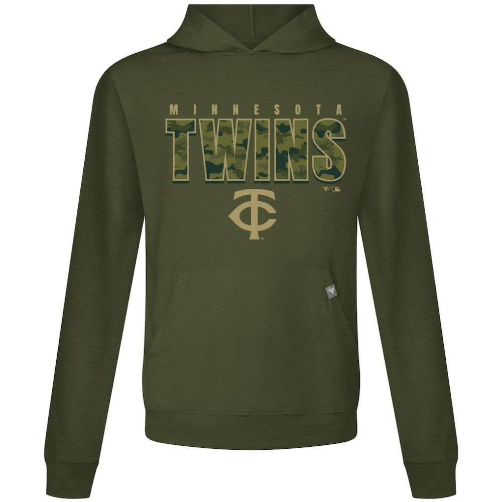 Minnesota Twins Levelwear Relay Protect Pullover Hoodie - MLB Hoodies