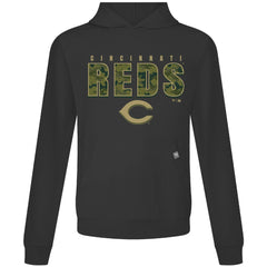 Cincinnati Reds Levelwear Relay Protect Pullover Hoodie - MLB Hoodies