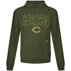 Cincinnati Reds Levelwear Relay Protect Pullover Hoodie - MLB Hoodies