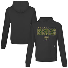 Milwaukee Brewers Levelwear Relay Protect Pullover Hoodie - MLB Hoodies
