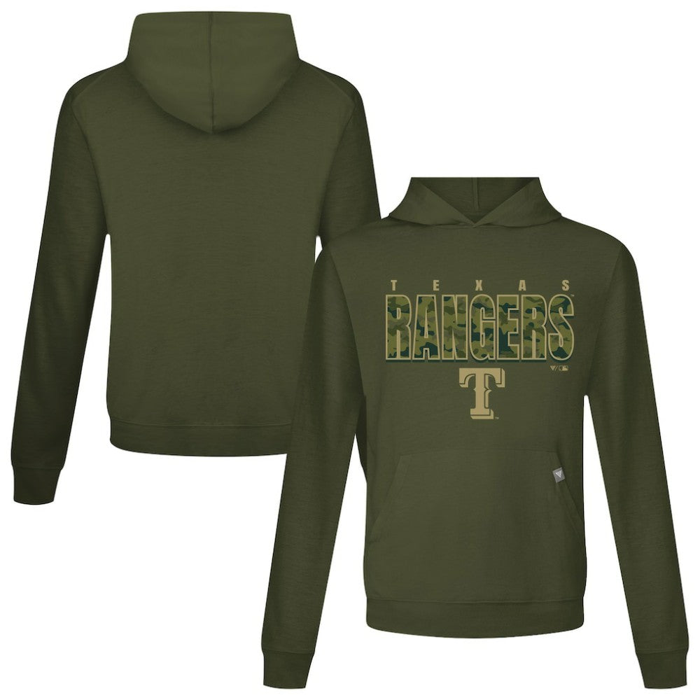 Texas Rangers Levelwear Relay Protect Pullover Hoodie - MLB Hoodies