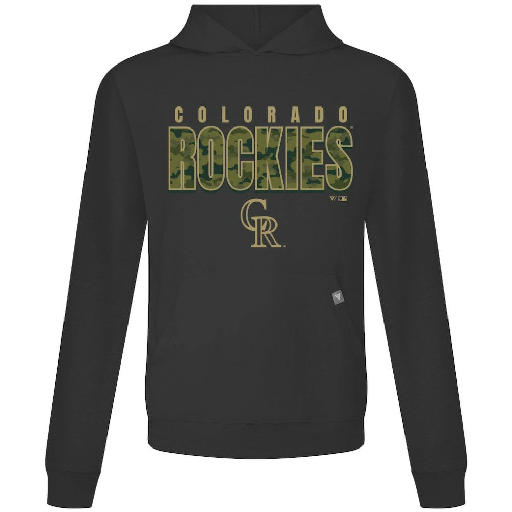 Colorado Rockies Levelwear Relay Protect Pullover Hoodie - MLB Hoodies