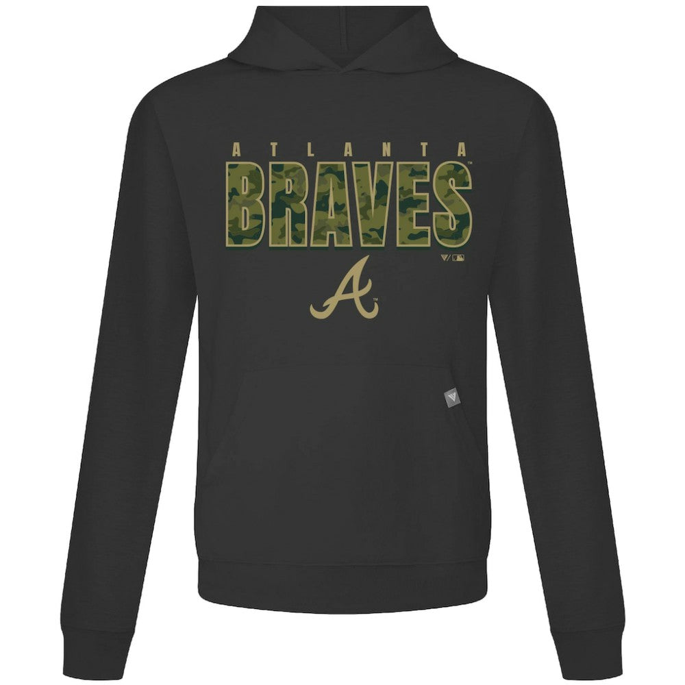 Atlanta Braves Levelwear Relay Protect Pullover Hoodie - MLB Hoodies
