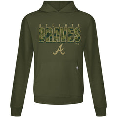 Atlanta Braves Levelwear Relay Protect Pullover Hoodie - MLB Hoodies