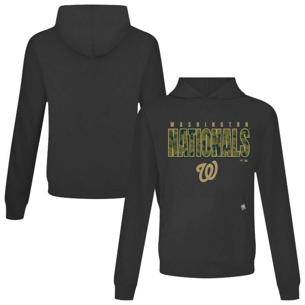 Washington Nationals Levelwear Relay Protect Pullover Hoodie - MLB Hoodies