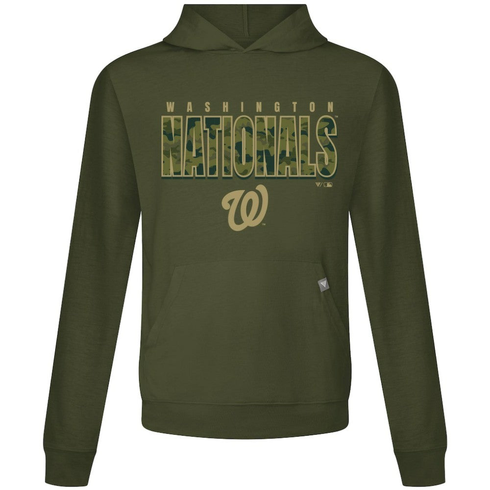 Washington Nationals Levelwear Relay Protect Pullover Hoodie - MLB Hoodies