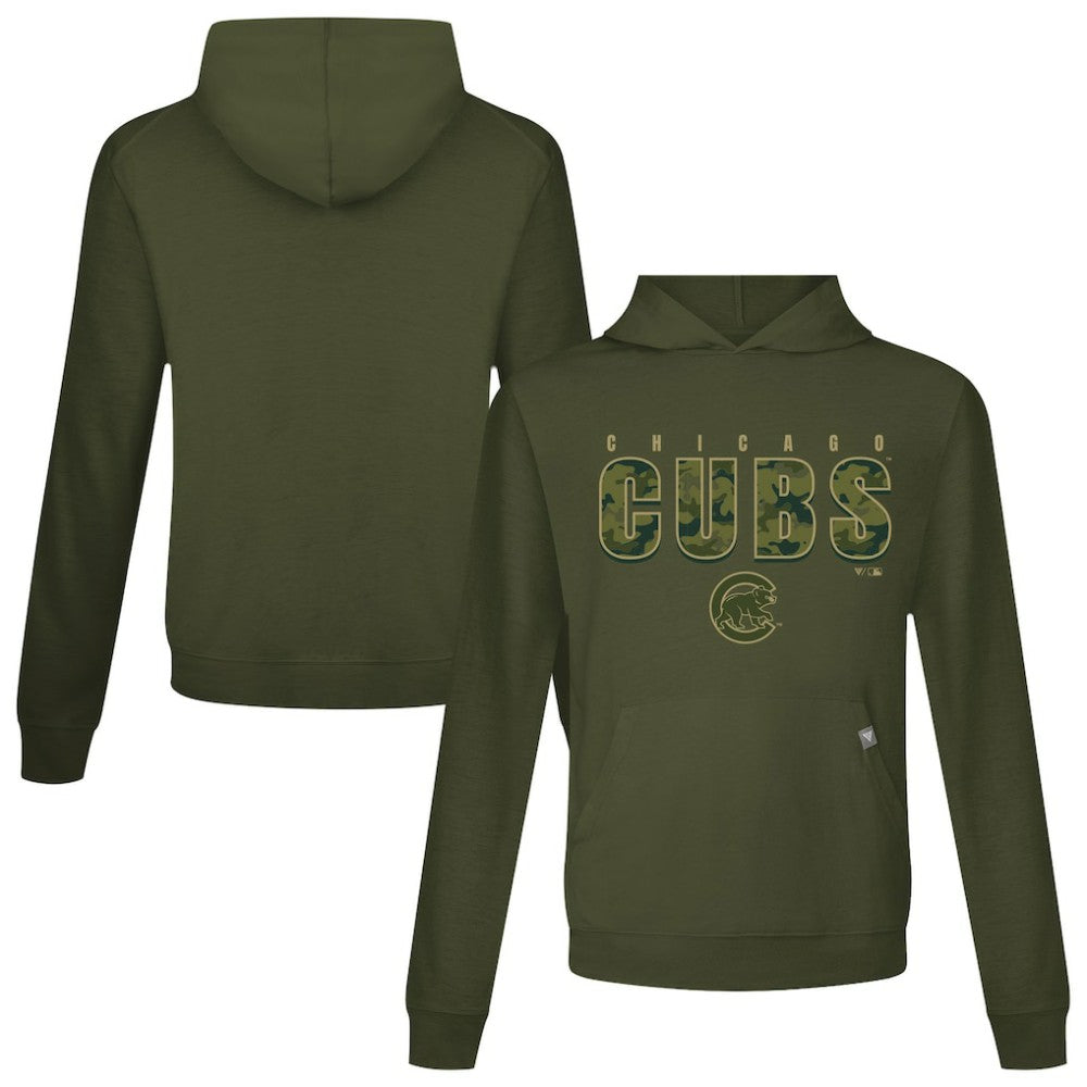 Chicago Cubs Levelwear Relay Protect Pullover Hoodie - MLB Hoodies