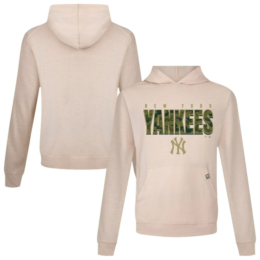 New York Yankees Levelwear Relay Protect Pullover Hoodie - MLB Hoodies