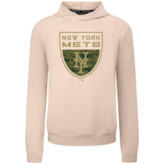 New York Mets Levelwear Mandate Buckler Tri-Blend Pullover Hoodie - MLB Hoodies