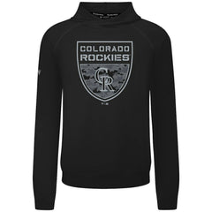 Colorado Rockies Levelwear Mandate Buckler Tri-Blend Pullover Hoodie - MLB Hoodies