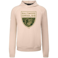 Baltimore Orioles Levelwear Mandate Buckler Tri-Blend Pullover Hoodie - MLB Hoodies