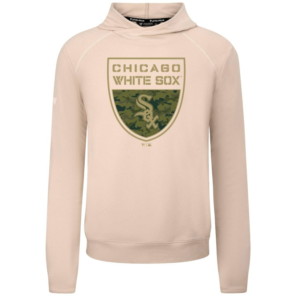 Chicago White Sox Levelwear Mandate Buckler Tri-Blend Pullover Hoodie - MLB Hoodies
