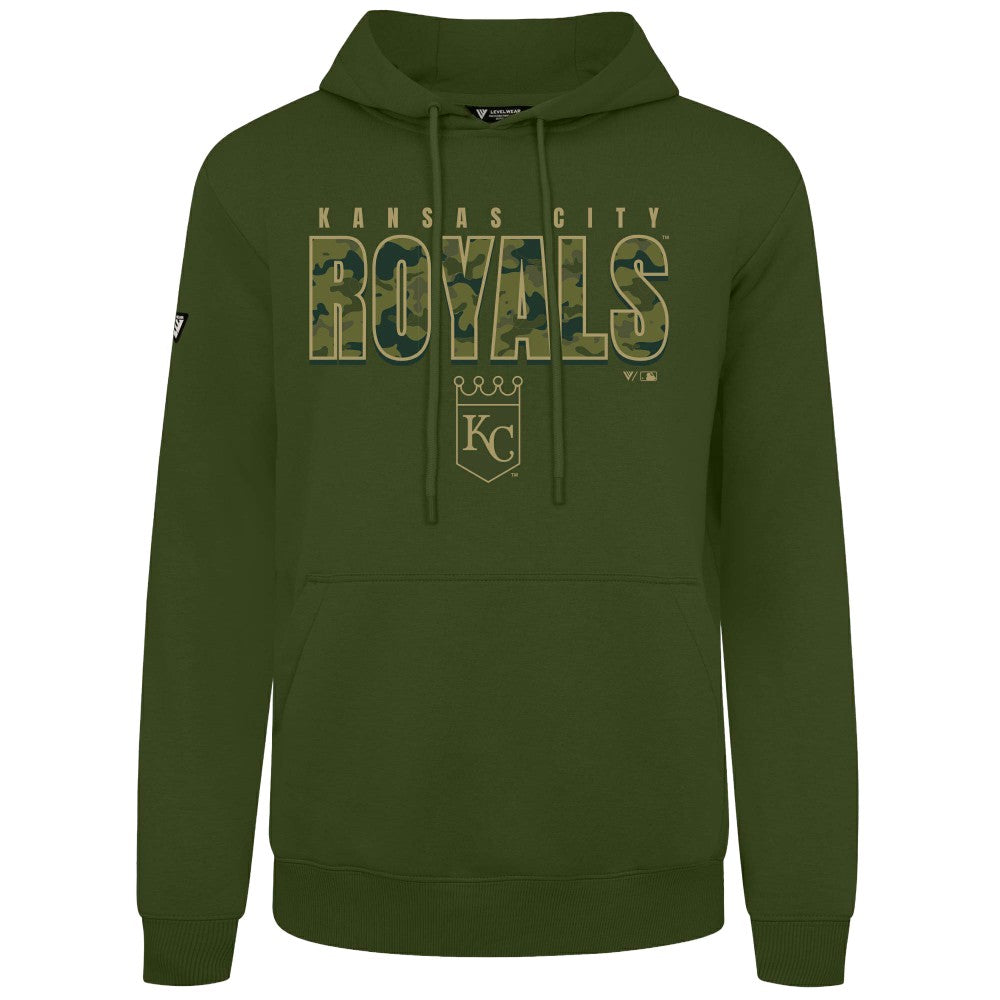 Kansas City Royals Levelwear Podium Protect Pullover Hoodie - MLB Hoodies
