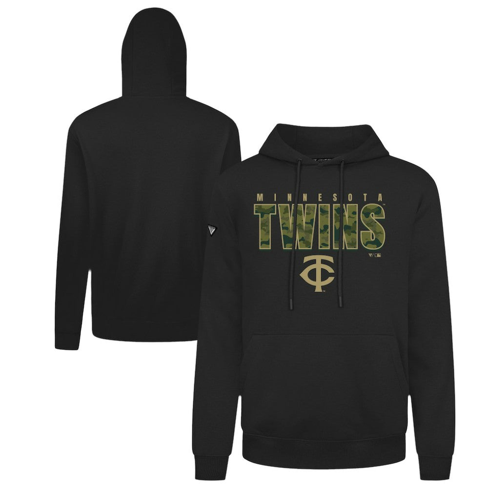 Minnesota Twins Levelwear Podium Protect Pullover Hoodie - MLB Hoodies