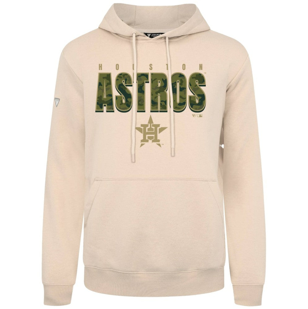 Houston Astros Levelwear Podium Protect Pullover Hoodie - MLB Hoodies
