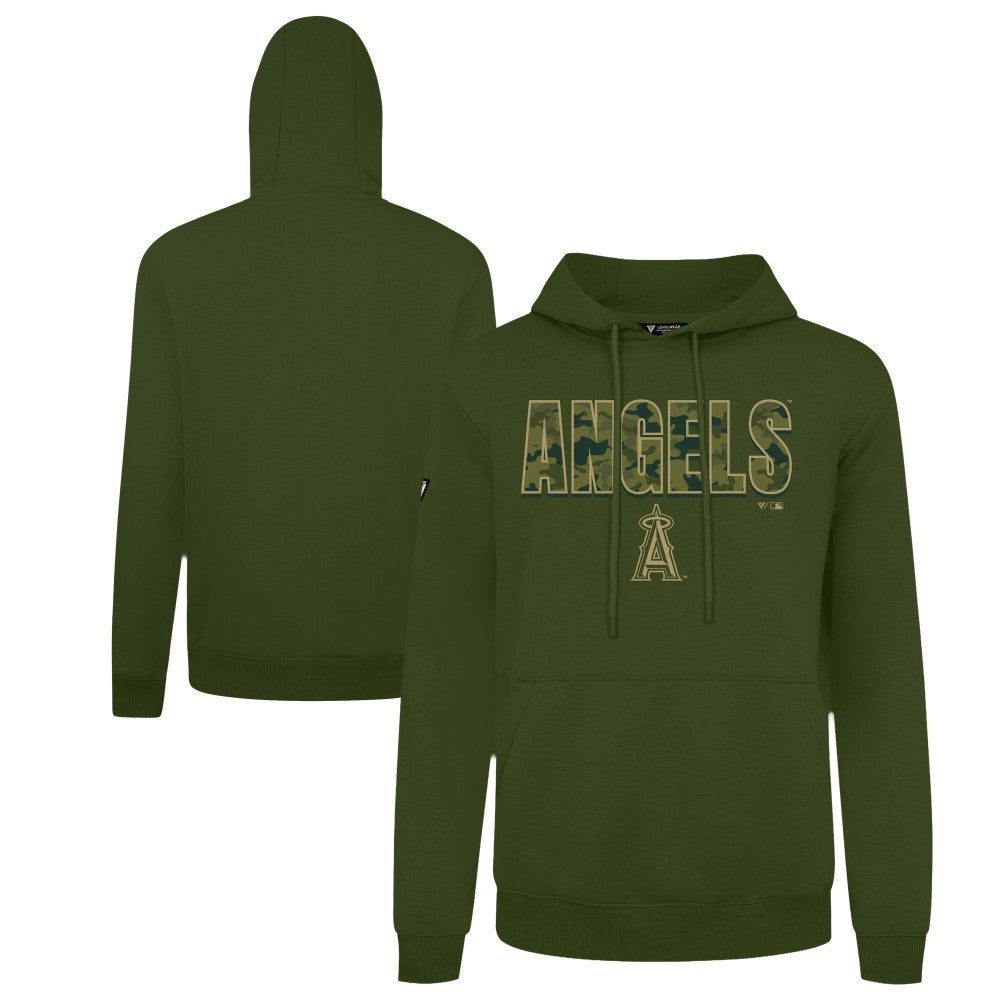 Los Angeles Angels Levelwear Podium Protect Pullover Hoodie - MLB Hoodies