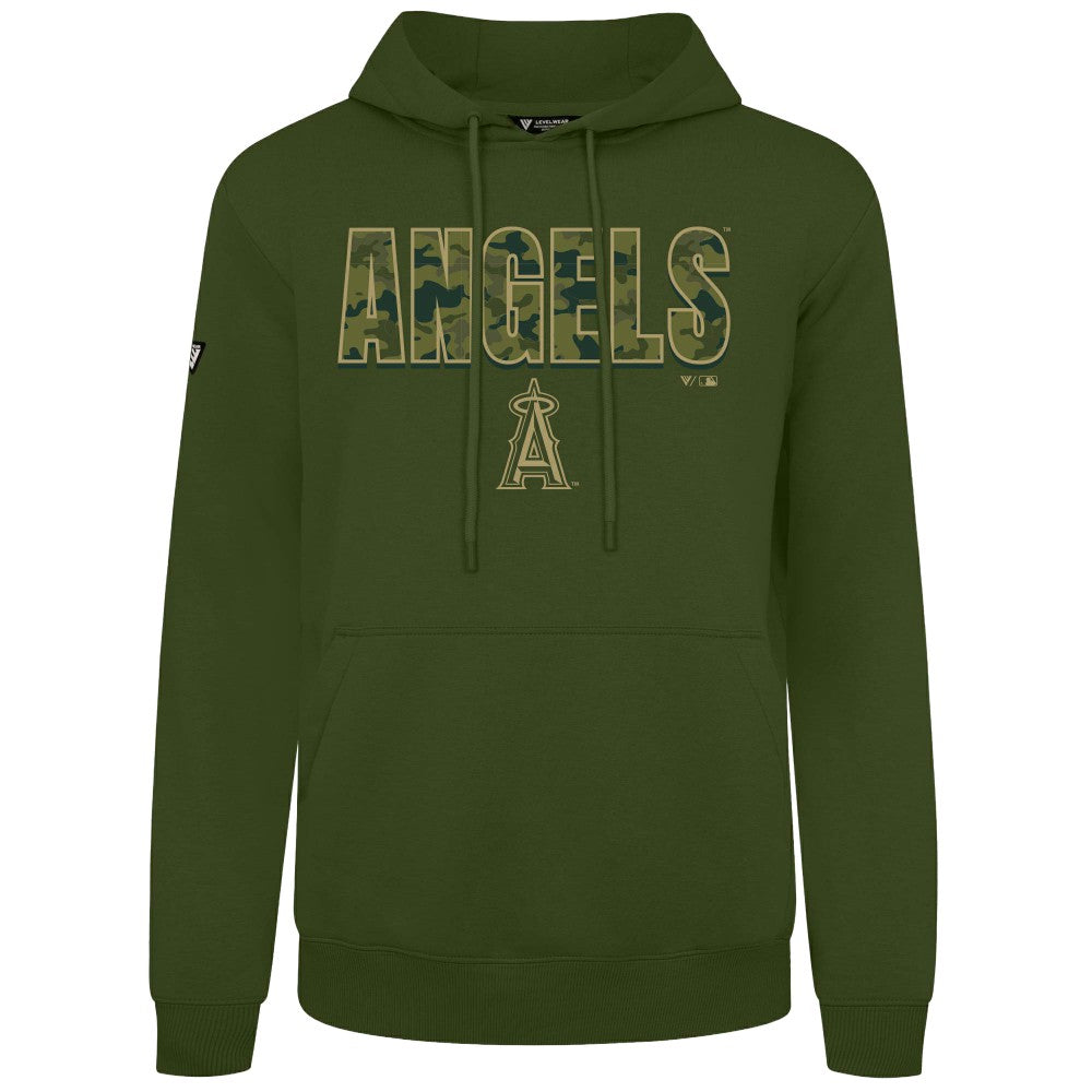 Los Angeles Angels Levelwear Podium Protect Pullover Hoodie - MLB Hoodies