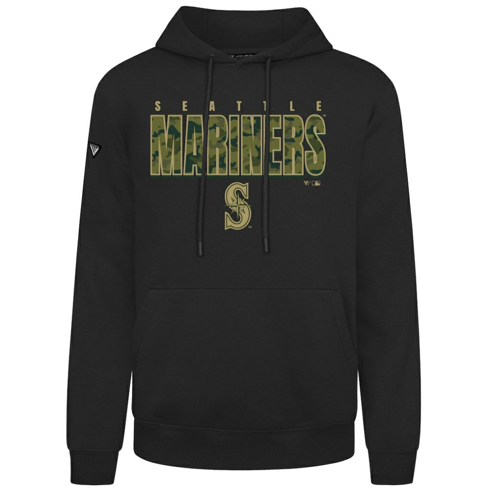 Seattle Mariners Levelwear Podium Protect Pullover Hoodie - MLB Hoodies