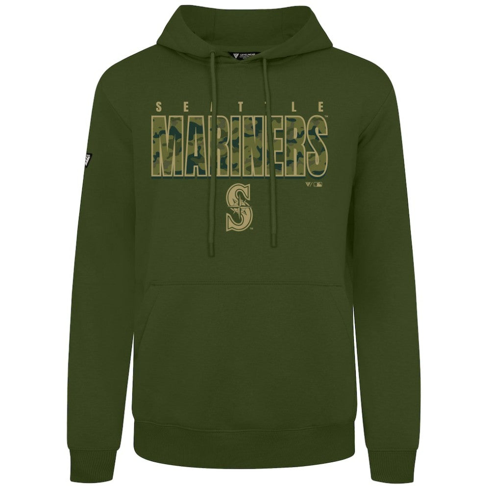 Seattle Mariners Levelwear Podium Protect Pullover Hoodie - MLB Hoodies