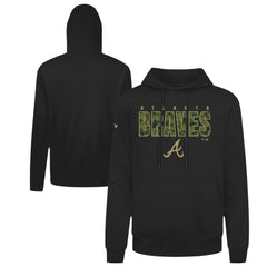Atlanta Braves Levelwear Podium Protect Pullover Hoodie - MLB Hoodies