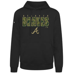 Atlanta Braves Levelwear Podium Protect Pullover Hoodie - MLB Hoodies