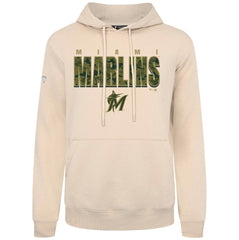 Miami Marlins Levelwear Podium Protect Pullover Hoodie - MLB Hoodies