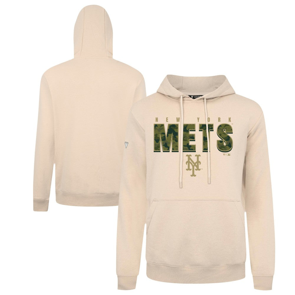 New York Mets Levelwear Podium Protect Pullover Hoodie - MLB Hoodies