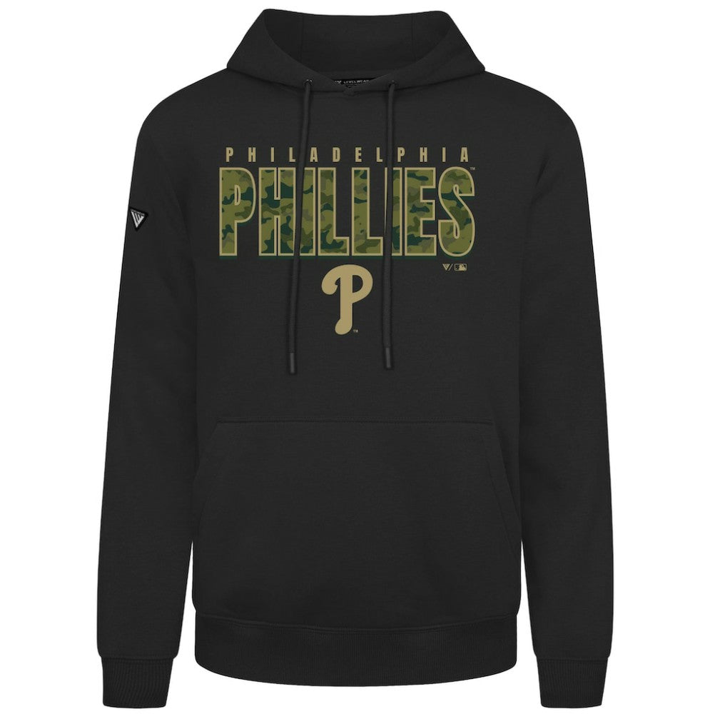 Philadelphia Phillies Levelwear Podium Protect Pullover Hoodie - MLB Hoodies