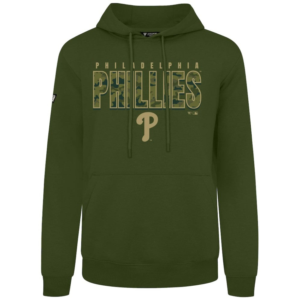 Philadelphia Phillies Levelwear Podium Protect Pullover Hoodie - MLB Hoodies