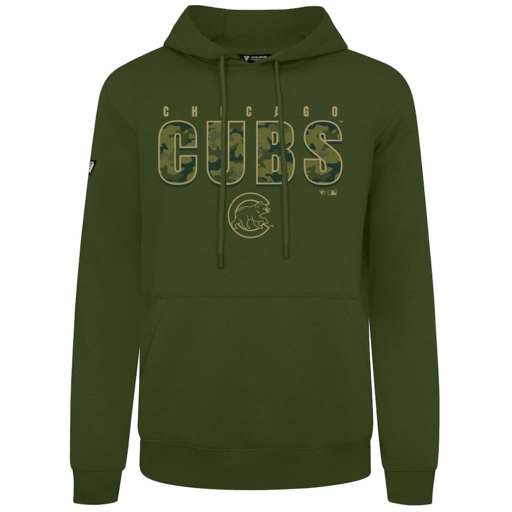 Chicago Cubs Levelwear Podium Protect Pullover Hoodie - MLB Hoodies