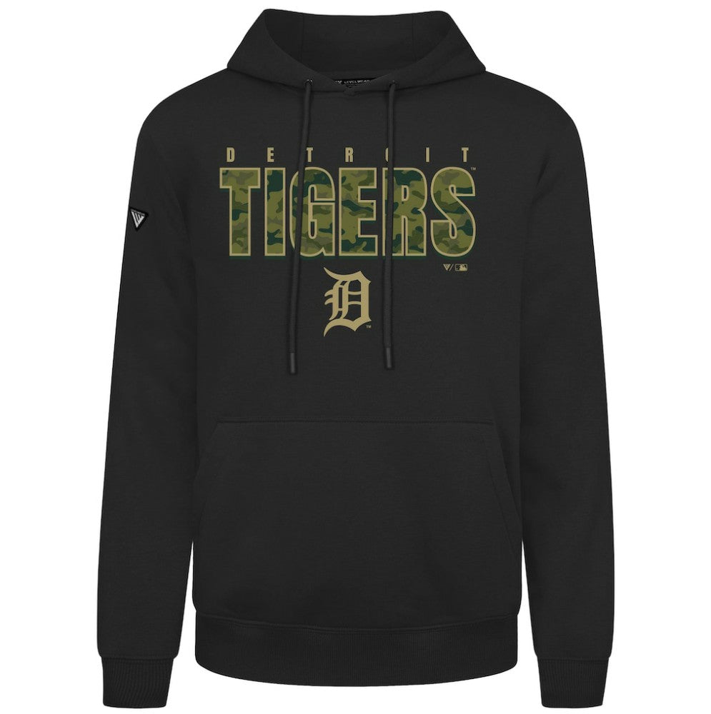 Detroit Tigers Levelwear Podium Protect Pullover Hoodie - MLB Hoodies