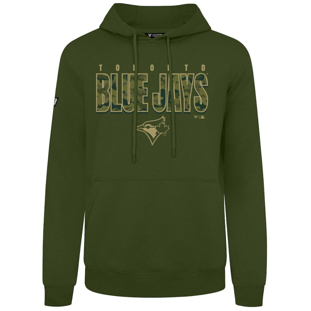 Toronto Blue Jays Levelwear Podium Protect Pullover Hoodie - MLB Hoodies