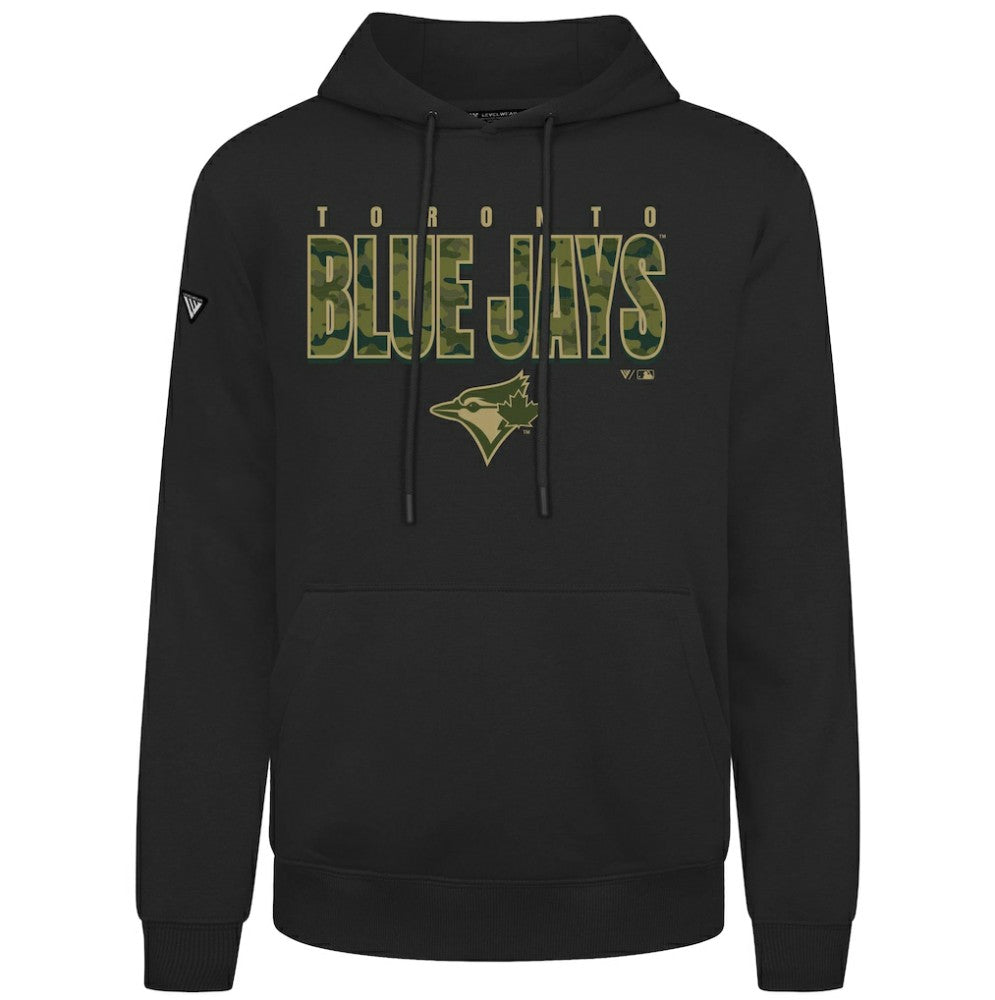 Toronto Blue Jays Levelwear Podium Protect Pullover Hoodie - MLB Hoodies