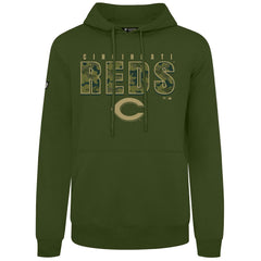 Cincinnati Reds Levelwear Podium Protect Pullover Hoodie - MLB Hoodies