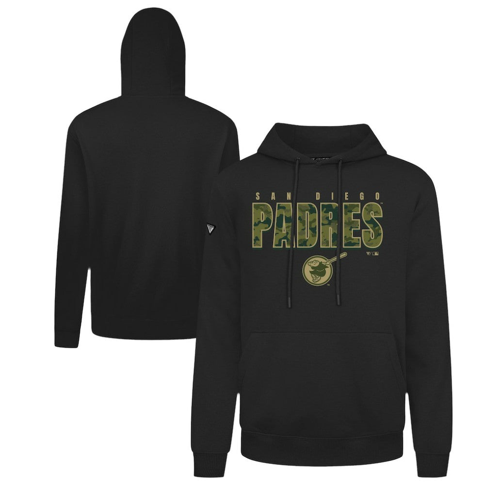 San Diego Padres Levelwear Podium Protect Pullover Hoodie - MLB Hoodies