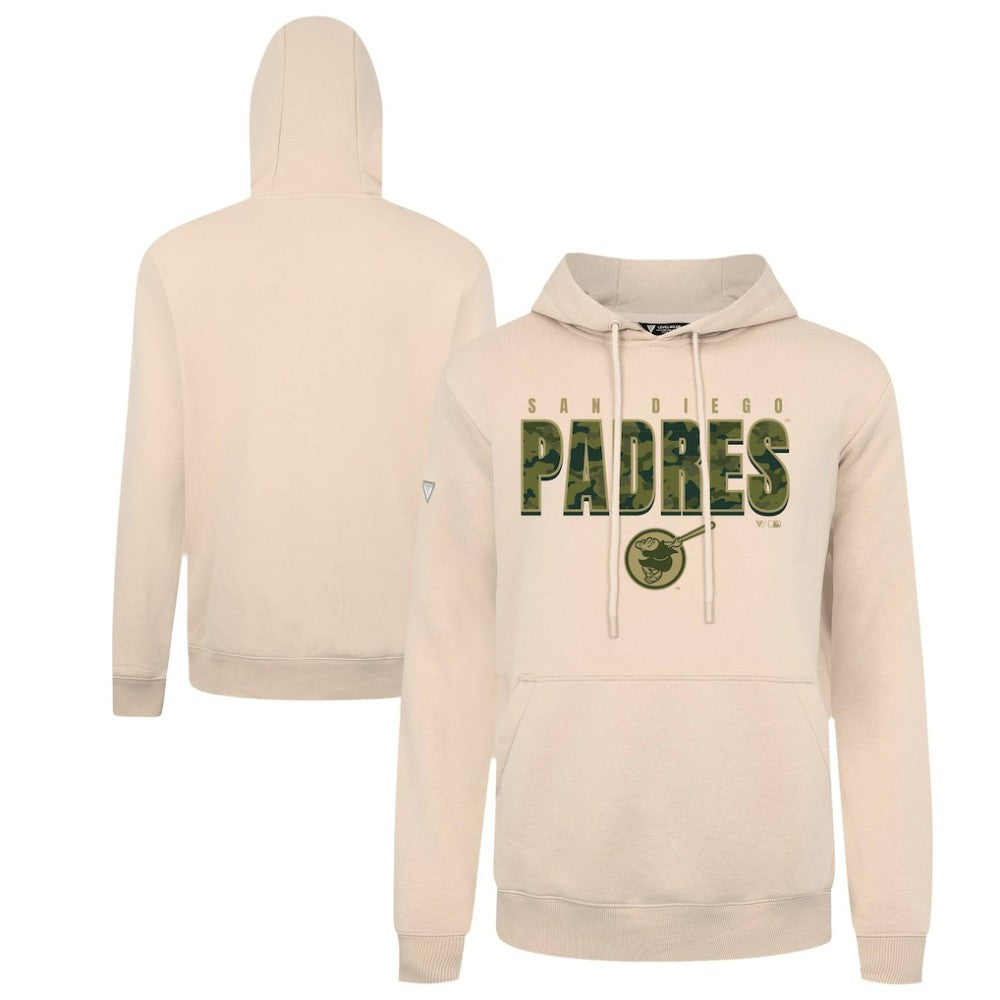 San Diego Padres Levelwear Podium Protect Pullover Hoodie - MLB Hoodies