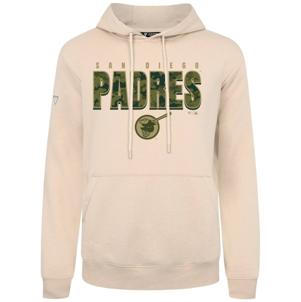 San Diego Padres Levelwear Podium Protect Pullover Hoodie - MLB Hoodies