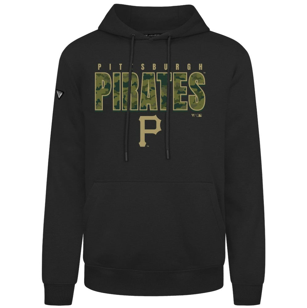 Pittsburgh Pirates Levelwear Podium Protect Pullover Hoodie - MLB Hoodies