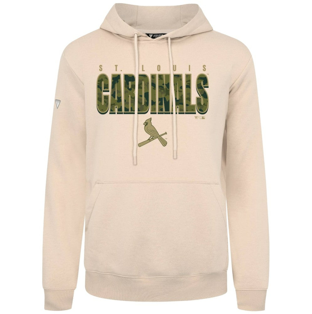 St. Louis Cardinals Levelwear Podium Protect Pullover Hoodie - MLB Hoodies