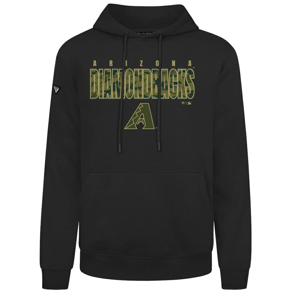 Arizona Diamondbacks Levelwear Podium Protect Pullover Hoodie - MLB Hoodies