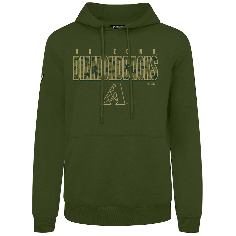 Arizona Diamondbacks Levelwear Podium Protect Pullover Hoodie - MLB Hoodies