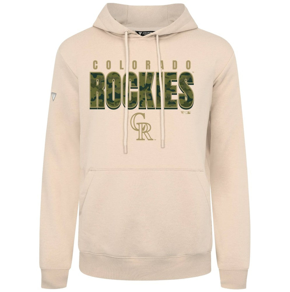 Colorado Rockies Levelwear Podium Protect Pullover Hoodie - MLB Hoodies