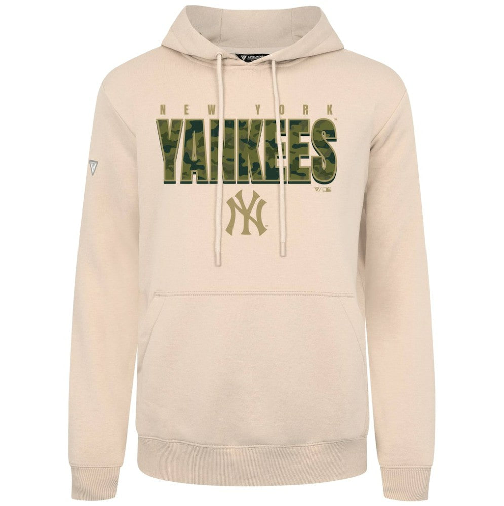 New York Yankees Levelwear Podium Protect Pullover Hoodie - MLB Hoodies