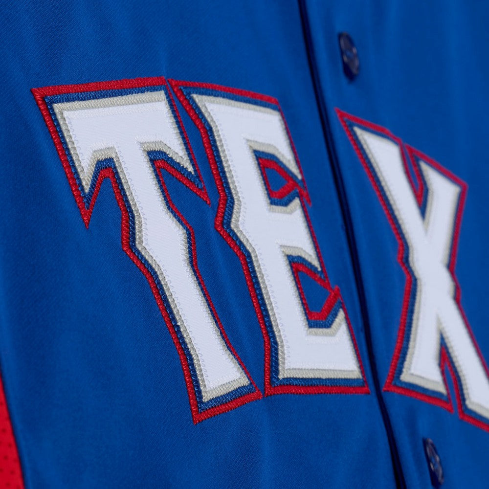 Adrian Beltre Texas Rangers Mitchell & Ness Cooperstown Mesh Batting Practice Button-Up Jersey - MLB Jerseys