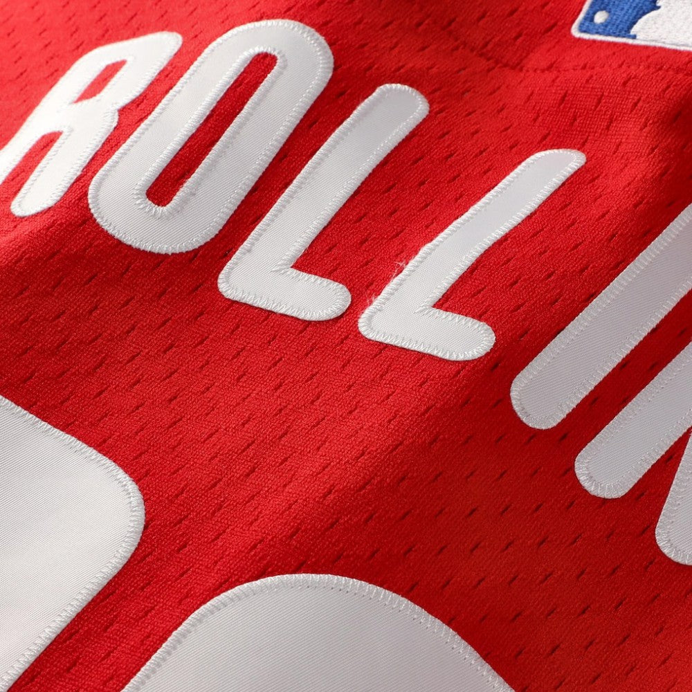 Jimmy Rollins Philadelphia Phillies Mitchell & Ness Cooperstown Mesh Batting Practice Button-Up Jersey - MLB Jerseys