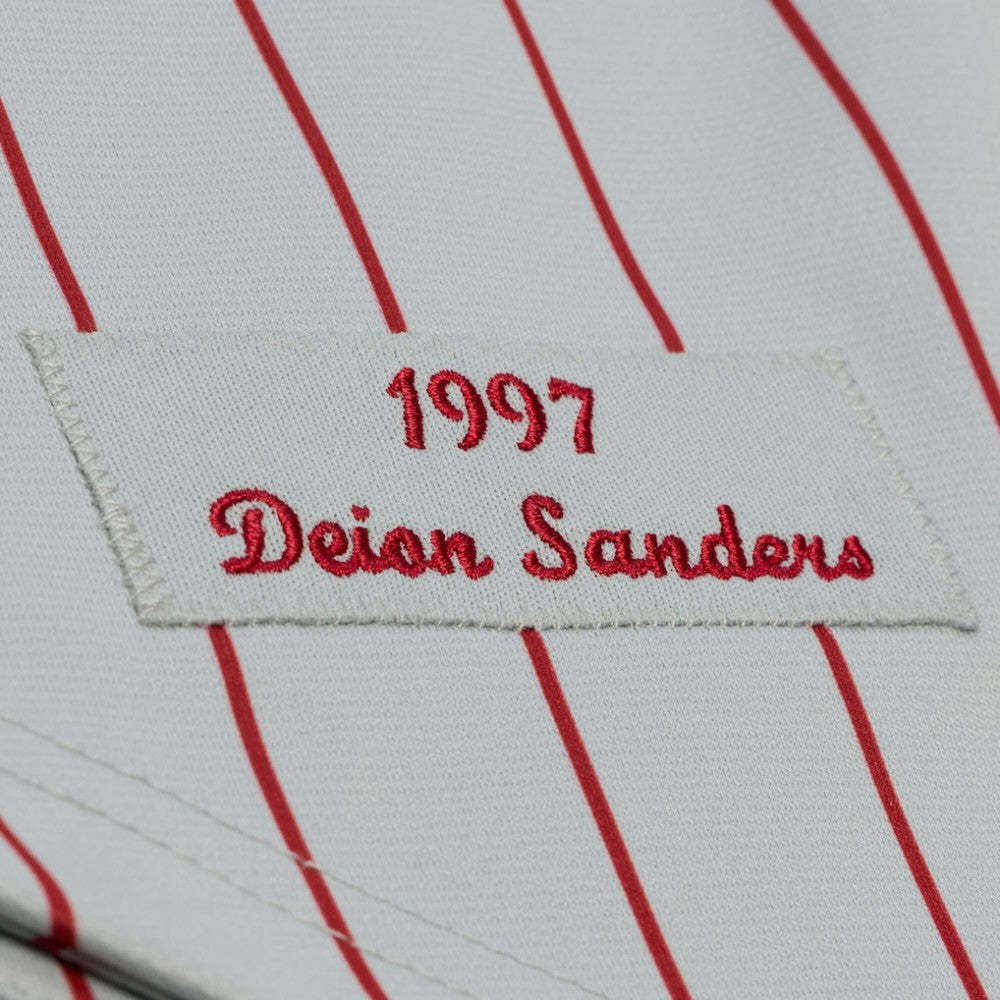 Deion Sanders Cincinnati Reds Mitchell & Ness 1997 Authentic Jersey - MLB Jerseys
