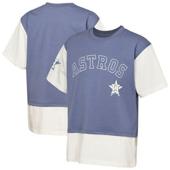 Houston Astros Outerstuff Youth Ultimate Pastels Premium Double Run T-Shirt - MLB T-shirts