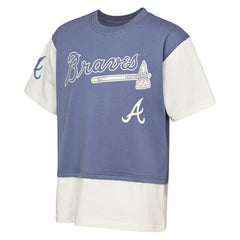 Atlanta Braves Outerstuff Youth Ultimate Pastels Premium Double Run T-Shirt - MLB T-shirts