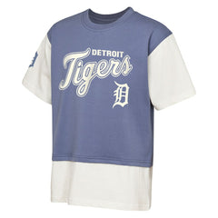 Detroit Tigers Outerstuff Youth Ultimate Pastels Premium Double Run T-Shirt - MLB T-shirts