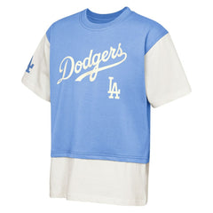 Los Angeles Dodgers Outerstuff Youth Ultimate Pastels Premium Double Run T-Shirt - MLB T-shirts